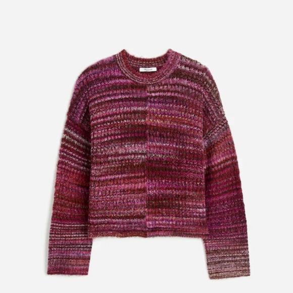 Madewell // NWOT Space-Dyed Crewneck Sweater - Picture 6 of 7